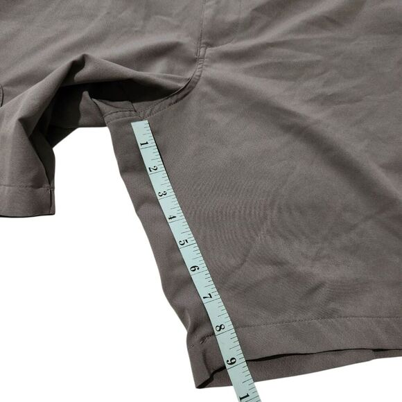 Magellan Shorts For Mens Size 42 Gray Flat Front Chino Casual - Picture 8 of 10